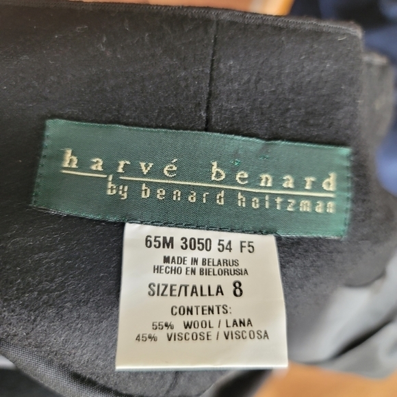 Harvé Bernard by Bernard Holtzman Wool Coat Sz 8 - Picture 8 of 8